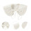 colletto in finto scialle decorativo 11