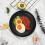 32PCS Black Dinnerware Bowl Plates Plastic Round Dinner Set Tableware Home Party 9