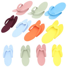 12 paia ciabatte assemblate, pedicure, assortiti