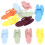 12 paia ciabatte assemblate, pedicure, assortiti 7