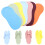 12 paia ciabatte assemblate, pedicure, assortiti 11