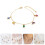 collana con ciondolo colorato per 6