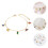 collana con ciondolo colorato per 7