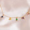 collana con ciondolo colorato per 11