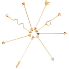8 pezzi con filettata unisex
