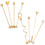 8 pezzi con filettata unisex 10