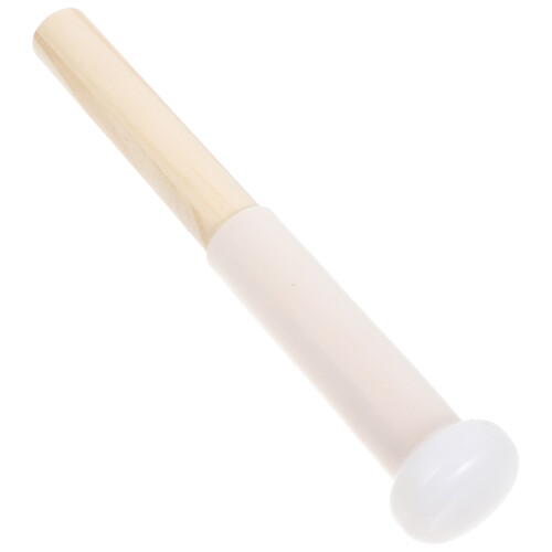 battente per con testa in gomma e lungo in legno 1