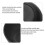 32PCS Black Dinnerware Bowl Plates Plastic Round Dinner Set Tableware Home Party 14