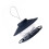 Blue Hanging Bird Feeder Stretchable Pc+pp Bird Food Storage Tray 1