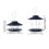 Blue Hanging Bird Feeder Stretchable Pc+pp Bird Food Storage Tray 2