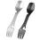 2 RVS kampeerbesteek set met , en mes 1