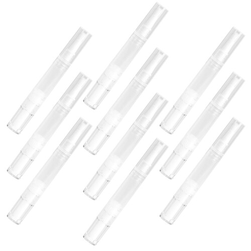 10 pezzi trasparenti 5 ml riutilizzabili per lucidalabbra