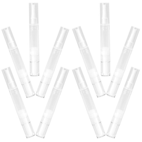 10 pezzi trasparenti 5 ml riutilizzabili per lucidalabbra 1