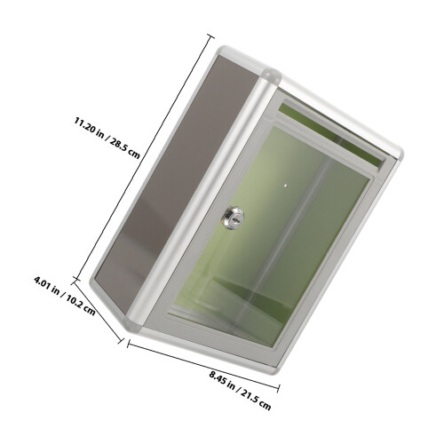 acryl briefdoos transparant voor kantoor thuis 1