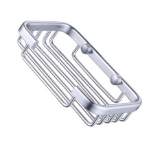 Silberfarbener Seifenhalter Aus Aluminium Robust Und Langlebig