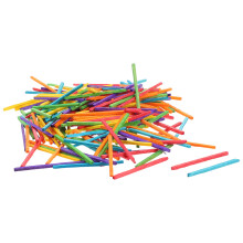 1 pack kleurrijke lucifers 50x2x2 mm voor kinderen