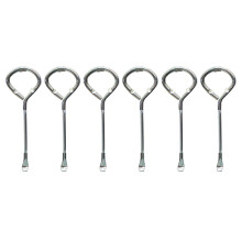 6 stuks verfbusopener voor verfbussen, schraapgereedschap