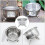 1 Set Draagbare Campinggrill, RVS Campingkachel, Kleine BBQ- 3