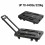 1pc Office Folding Cart Foldable Trailer Good Moving Tool Mute Trolley 9