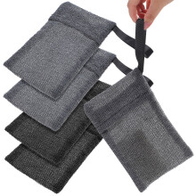 4Stk Nylon Seifenbeutel Für Seifenstücke Komfortabel Mit Hängeleine