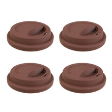 4 Pièces Couvercles En Silicone Pour Tasse À Café