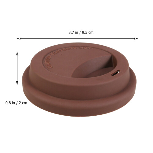4 Pièces Couvercles En Silicone Pour Tasse À Café 1