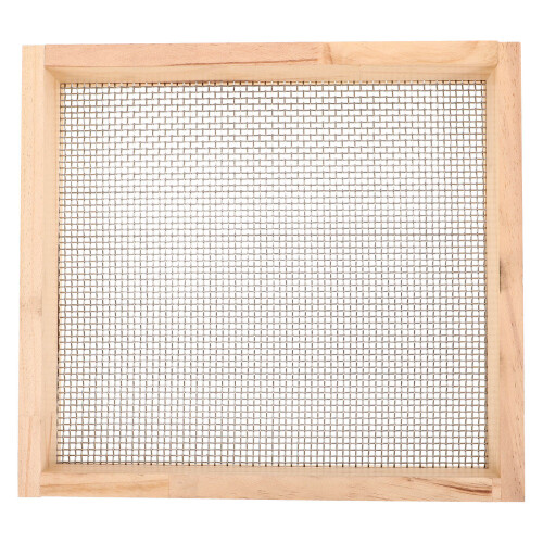 Tuinaardezeef 0,118 inch RVS mesh met frame