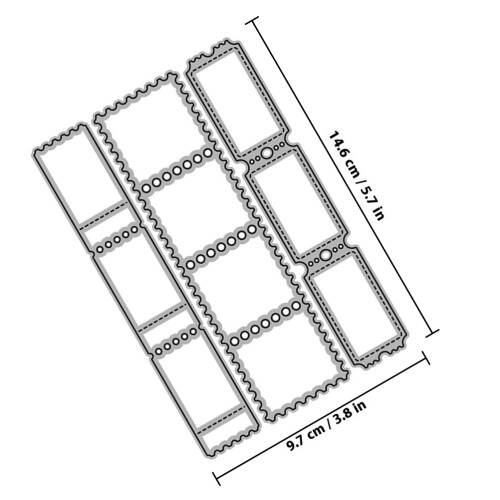 1 set stempelknipselmalen voor diy stempels 1