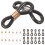 100 siliconen brilketting met antislip ring en verstelbare 8