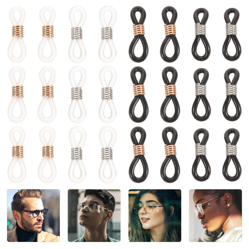 100 siliconen brilketting met antislip ring en verstelbare 2