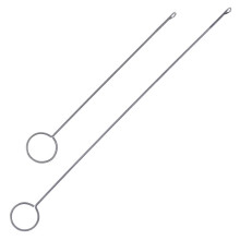 2 lange lusomkeerder haaknaalden DIY breiaccessoires
