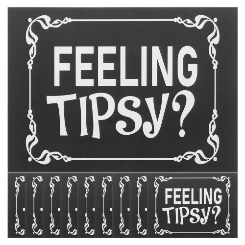 10 Feeling Tipsy Zelfklevende Decoratieve Bar