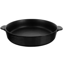 Ronde Ovenschaal Ovenpan Keramische Bakvorm Dubbele Grijpen Ovenschaal