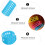 36Pcs Salon Hair Curlers Lightweight Durable Assorted Color Rollers 8