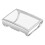 1Pc Silver Flexible Watch Protector Case Full Cover Scratch Resistant 9