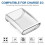 1Pc Silver Flexible Watch Protector Case Full Cover Scratch Resistant 10