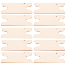 10 . drewniane kółka do tkania z akcesoriami DIY