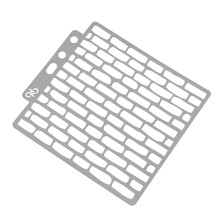 Szablon do rysowania z wzorami, artystyczny wycinany szablon DIY ( )