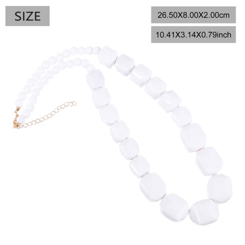 conjunto de colar e longos com de acrílico 1