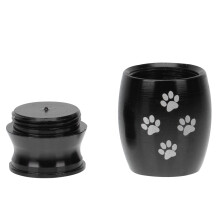 jarra cinereira aço inoxidável para animais com polimento