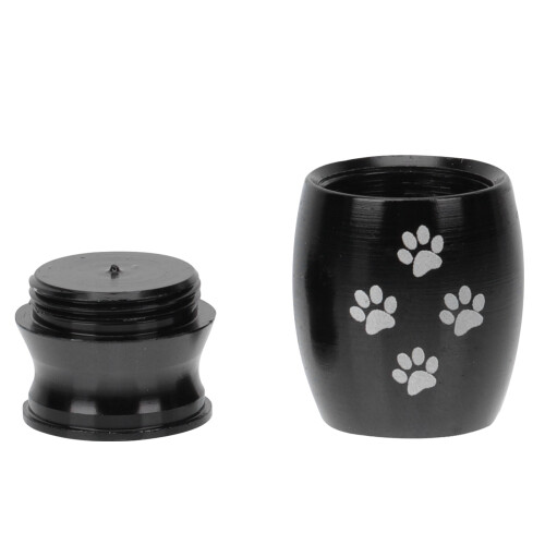 jarra cinereira aço inoxidável para animais com polimento