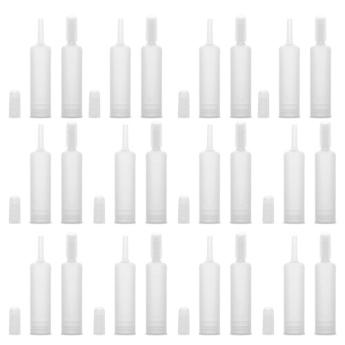 25 tampas para frascos de ampolas plásticas com conta-gotas 1