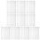 10 folhas transparentes a4 para capa de , plástico reutilizável 11
