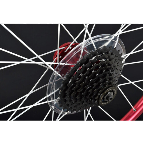 conjunto coroa com proteção para mountain bike e engrenagem 2