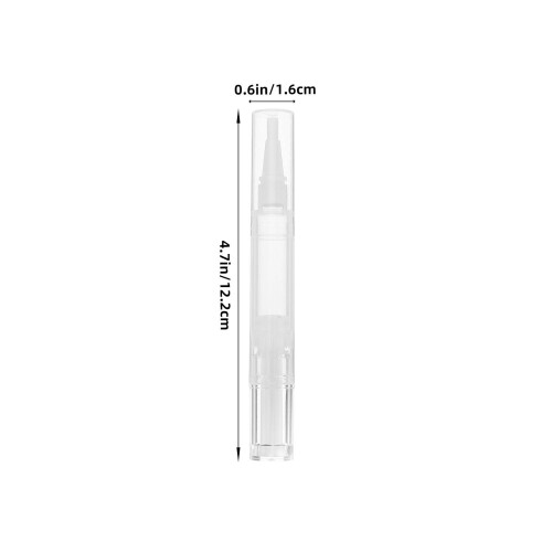 transparente 5ml com aplicador de rotação para óleo de unhas 2