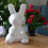 Froth Rabbit para Artesanato DIY e Decoração de Flores 7