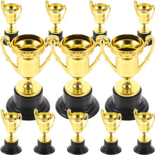 12 Unidades Troféus De Plástico Recompensa Para Crianças