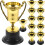 12 Unidades Troféus De Plástico Recompensa Para Crianças 9