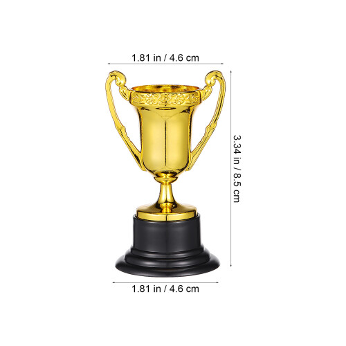 12 Unidades Troféus De Plástico Recompensa Para Crianças 1