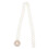 2Pièces Attaches Rideaux Élastiques Blancs Décor Perles Métal Élégant 5